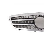 Μάσκα για Mercedes W212 E-Class (2009+) - μάυρη με πλαίσιο χρωμίου - Image 6