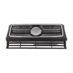Μάσκα για Mercedes W461 / W463 G-CLASS (1990-2013) - μαύρη με πλαίσιο χρωμίου AMG - Image 3