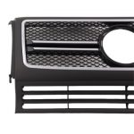 Μάσκα για Mercedes W461 / W463 G-CLASS (1990-2013) - μαύρη με πλαίσιο χρωμίου AMG - Image 4