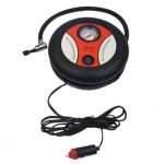 Κομπρεσέρ αέρος ελαστικών αυτοκινήτου 12V με μανόμετρο και αντάπτορα αναπτήρα - στρογγυλό - 1 τμχ.