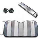 Ηλιοπροστασία παρμπρίζ αυτοκινήτου - 130x60 cm - 1 τμχ.