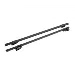 Μπάρες οροφής αυτοκινήτου για εργοστασιακές παράλληλες ράγες- 120cm χωρίς κλειδί - ατσάλι-  σετ 2τμχ. - Image 4