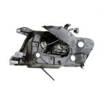 Φανάρια εμπρός για Mitsubishi Pajero (2001-2006) - μαύρα , με λάμπες (Η1) - σετ 2τμχ. - Image 3