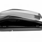 Μπαγκαζιέρα οροφής Junior Easy 145x94x40cm με 85mm στοιχεία στερέωσης με μονόπλευρο άνοιγμα και κλειδί, 420 λίτρα - μαύρη γυαλιστερή