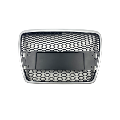 Μάσκα χωρίς σήμα για Audi A6 4F (2004-2008) - με πλαίσιο χρωμίου RS Look