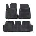 Λαστιχένια πατάκια Rezaw Plast για TESLA Model 3 (2021-2023) τύπου σκαφάκι - 3τμχ.