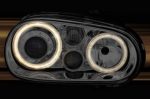 Φανάρια εμπρός angel eyes για Vw Golf IV R32 - chrome , χωρίς λάμπες (Η7) - σετ 2τμχ. - Image 3