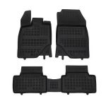 Λαστιχένια πατάκια Rezaw Plast για Peugeot 3008 Electric (2024+) τύπου σκαφάκι - 3τμχ.