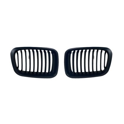 Μάσκα για BMW E46 sedan και combi (1998-2001) και compact (2001-2005) - μαύρη - 2τμχ.