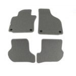 Πατάκια μοκέτα για Vw Golf 5 / Golf 6 / Jetta (2005-2011)  γκρι με στρόγγυλα κουμπώματα - 4τμχ. - Image 4