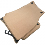 Πατάκια μοκέτα για VW Touareg II (2010-2018) -μπεζ - 4τμχ. - Image 2