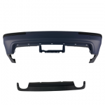 Πίσω προφυλακτήρας για BMW E39 sedan με διπλό diffuser - M5 design χωρίς ανοίγματα για parktronic - Image 3