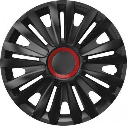 Τάσια Versaco Royal Red Ring / Μαύρο - 16'' σετ - 4τμχ.