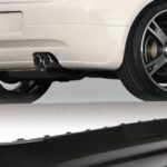 Diffuser πίσω προφυλακτήρα για  Vw Golf 5 με 2 εξατμίσεις