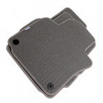 Πατάκια μοκέτα για Vw Golf 5 / Golf 6 / Jetta (2005-2011)  γκρι με στρόγγυλα κουμπώματα - 4τμχ.