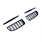 Μάσκα για BMW E90 (2005-2008) - διπλές γυαλιστερές - 2τμχ. - Image 2