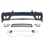 Προφυλακτήρας εμπρός για Mercedes W211 E-Class (2006-2009) - AMG Design με ανοίγματα για parktronic  και προβολάκια - Image 3