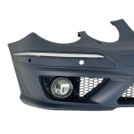 Προφυλακτήρας εμπρός για Mercedes W211 E-Class (2006-2009) - AMG Design με ανοίγματα για parktronic  και προβολάκια - Image 4