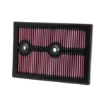 K&N Φίλτρο Αέρος Ελευθέρας Ροής 265x187mm για Seat Ibiza / Leon Skoda Octavia Volkswagen Golf / Polo Audi Q2 / A1 / A3 / Q3Κωδικός: 33-3004
