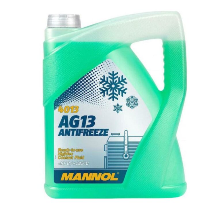Mannol Αντιψυκτικό Παραφλού Ψυγείου Αυτοκινήτου G13 -40°C Πράσινο Χρώμα 5lt