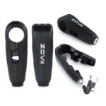 Zovii ZHL Αντικλεπτική Κλειδαριά Μανέτας Φρένου Μοτοσυκλέτας με Συναγερμό Μαύρο Χρώμα