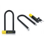 Κλειδαριά προστασίας πέταλο με συναγερμό Zovii. Προστατεύστε το όχημά σας με την U κλειδαριά πέταλο βαρέους τύπου με συναγερμό. Στερεό σώμα κλειδαριάς από κράμα χάλυβα. 120dB αντικλεπτικός συναγερμός ασφαλείας. Χειροκίνητος βραχίονας/δια-βραχίονας. Ειδικό ατσάλινο κολάρο U 14mm πάχους, ενισχυμένο με καρβίδιο. Κάλυμμα μπάρας U από PVC για την αποφυγή ζημιών/γρατζουνιών. Κύλινδρος καρφίτσας τύπου δίσκου υψηλής ακρίβειας. Αδιάβροχη αξιολόγηση IP67. Αντισκωριακή προστασία. Διαστάσεις (LxWxH): 165.5mm x 37mm x 300mm. Διάμετρος αγκίστρου: 14mm. Αριθμός κλειδιών: 3.