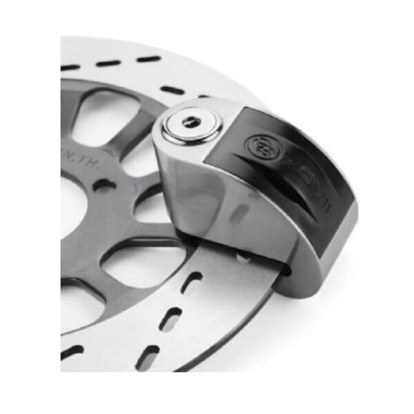 Κλειδαριά Δισκόφρενου ZT6 LR44 με Συναγερμό Ασημί ZOVII