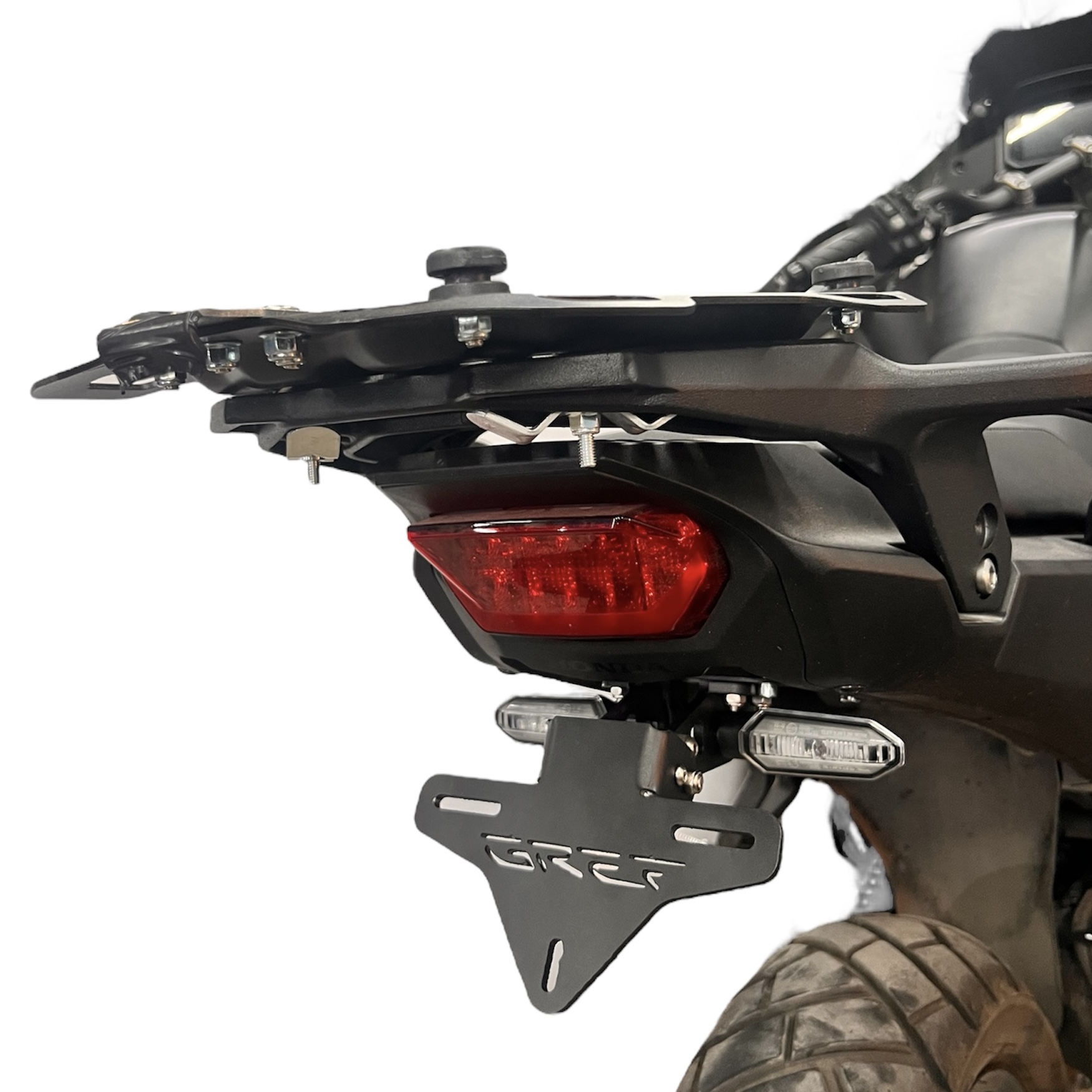 PT046 Αναδιπλούμενη– Σπαστή Βάση πινακίδας Honda Transalp XL 750 2023+ - Image 1