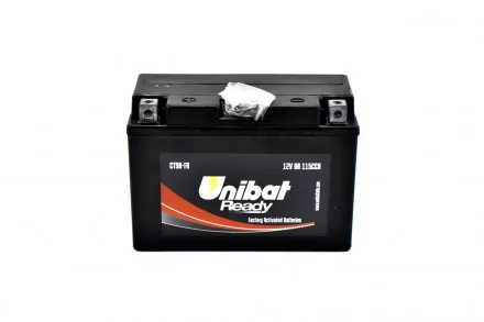 Μπαταρία UNIBAT CT9B-FA (YT9B-BS) +- FACTORY ACTIVATED CCA115