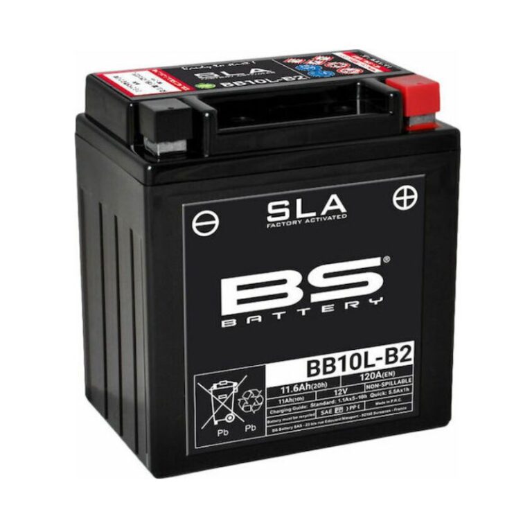 Μπαταρία Moto Μοτοσυκλέτας BS-BATTERY BB10L-B2 SLA 10.5AH 120EN Αντιστοιχία: YB10L-B2